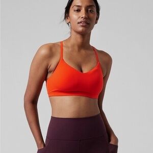 ATHLETA Elation Sports Bra size Medium Orange